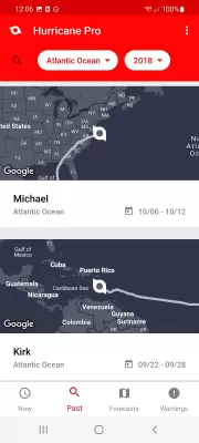 My Hurricane Tracker Pro screenshot2
