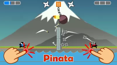 Jumping Ninja Party 2 Player screenshot2