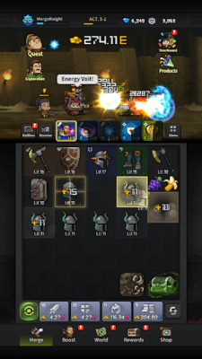 Dungeon and Merge screenshot1