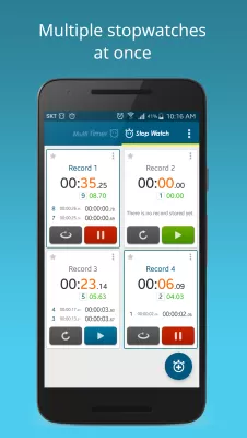 Multi Timer StopWatch screenshot1