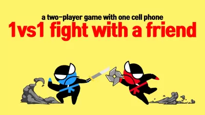 Jumping Ninja Battle 2 Player screenshot1