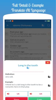 English Idioms & Phrases screenshot1