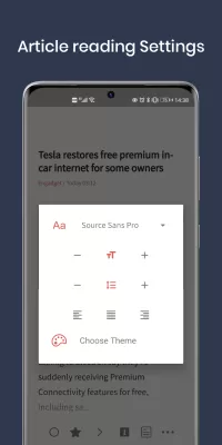 FocusReader RSS Reader screenshot1