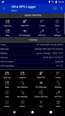 Ultra GPS Logger screenshot2