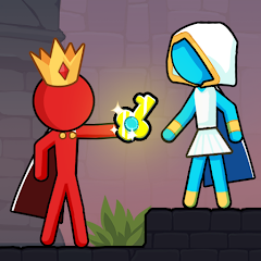 Stick Red boy and Blue girl MOD APK icon