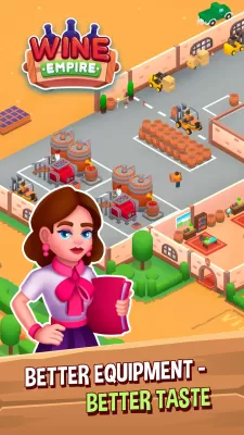Wine Factory Idle Tycoon Game screenshot1