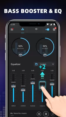 Bass Booster & Equalizer PRO screenshot1