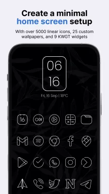 Vera Outline White Icon Pack screenshot1