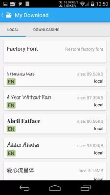 iFont(Expert of Fonts) screenshot1