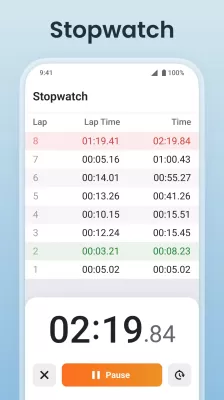 Multi Timer: Timer + Stopwatch screenshot1