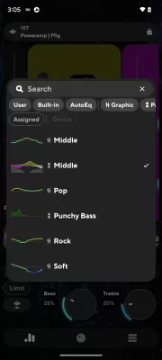 Poweramp Equalizer screenshot1