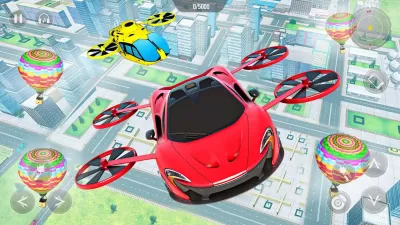 Flying Car Robot Shooting Game screenshot2