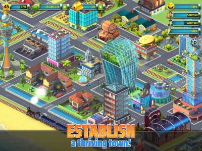 Town Building Games: Tropic Ci screenshot1