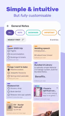 Bundled Notes screenshot1